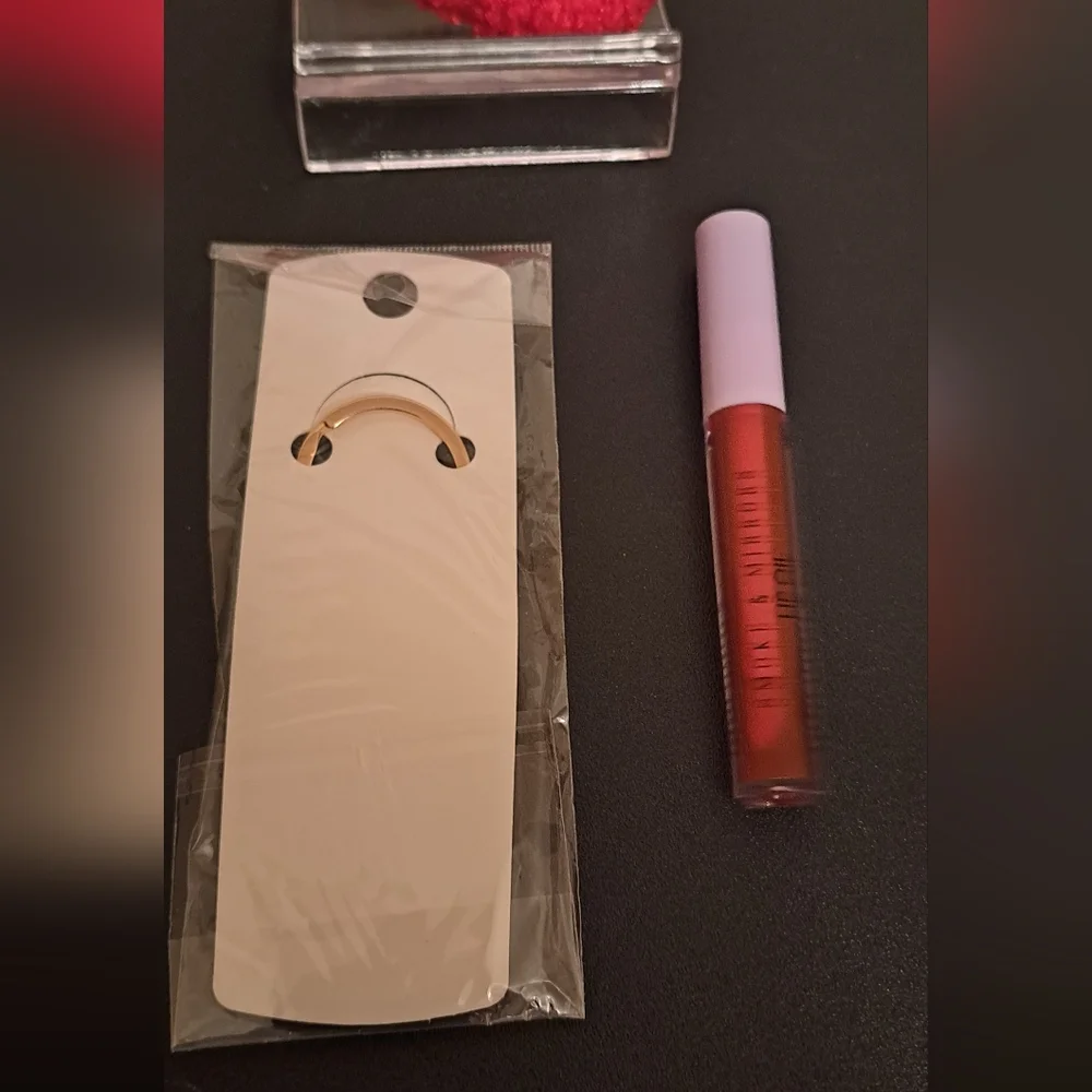 3 pc bundle, Love coin pouch key chain, butterfly key or bag charm, & lipoi, new - Picture 2 of 6